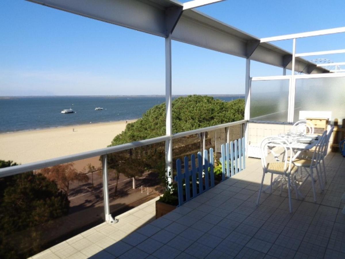 Appartement T3 Au Centre D'Arcachon Avec Vue Mer, Terrasse Et Parking Securise - Fr-1-374-74 Bagian luar foto