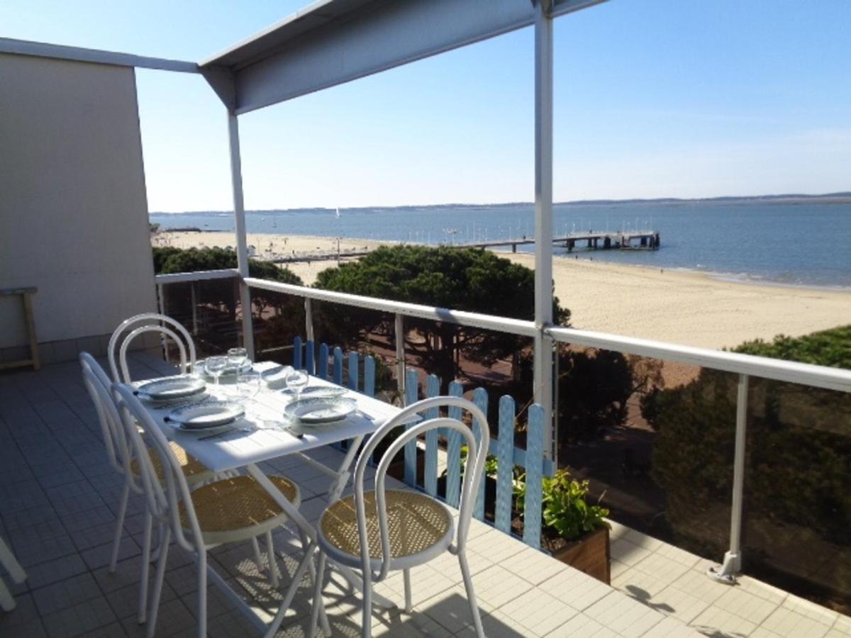 Appartement T3 Au Centre D'Arcachon Avec Vue Mer, Terrasse Et Parking Securise - Fr-1-374-74 Bagian luar foto